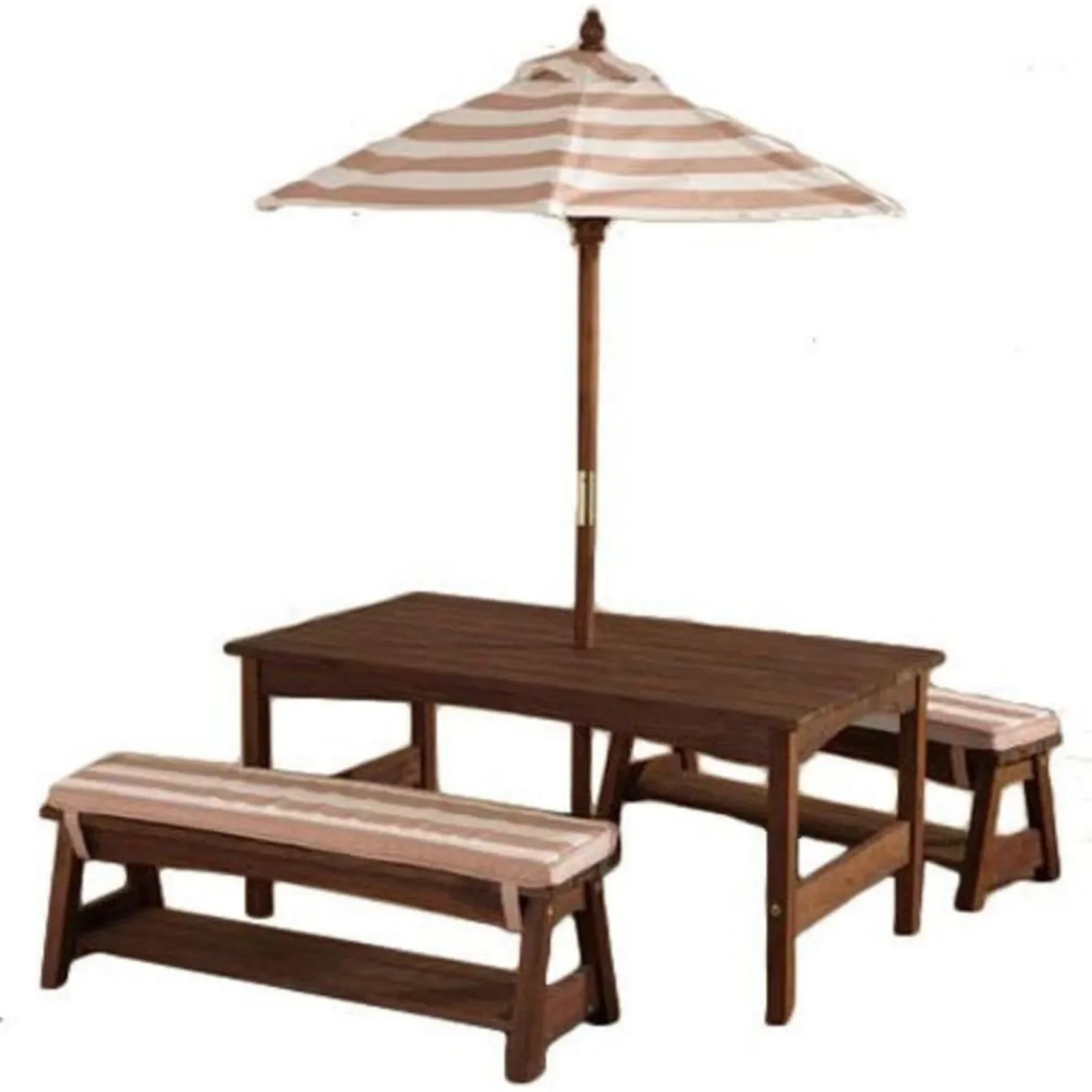 Kids Outdoor Umbrella For Table - Ensemble Table et banc d'extérieur en
