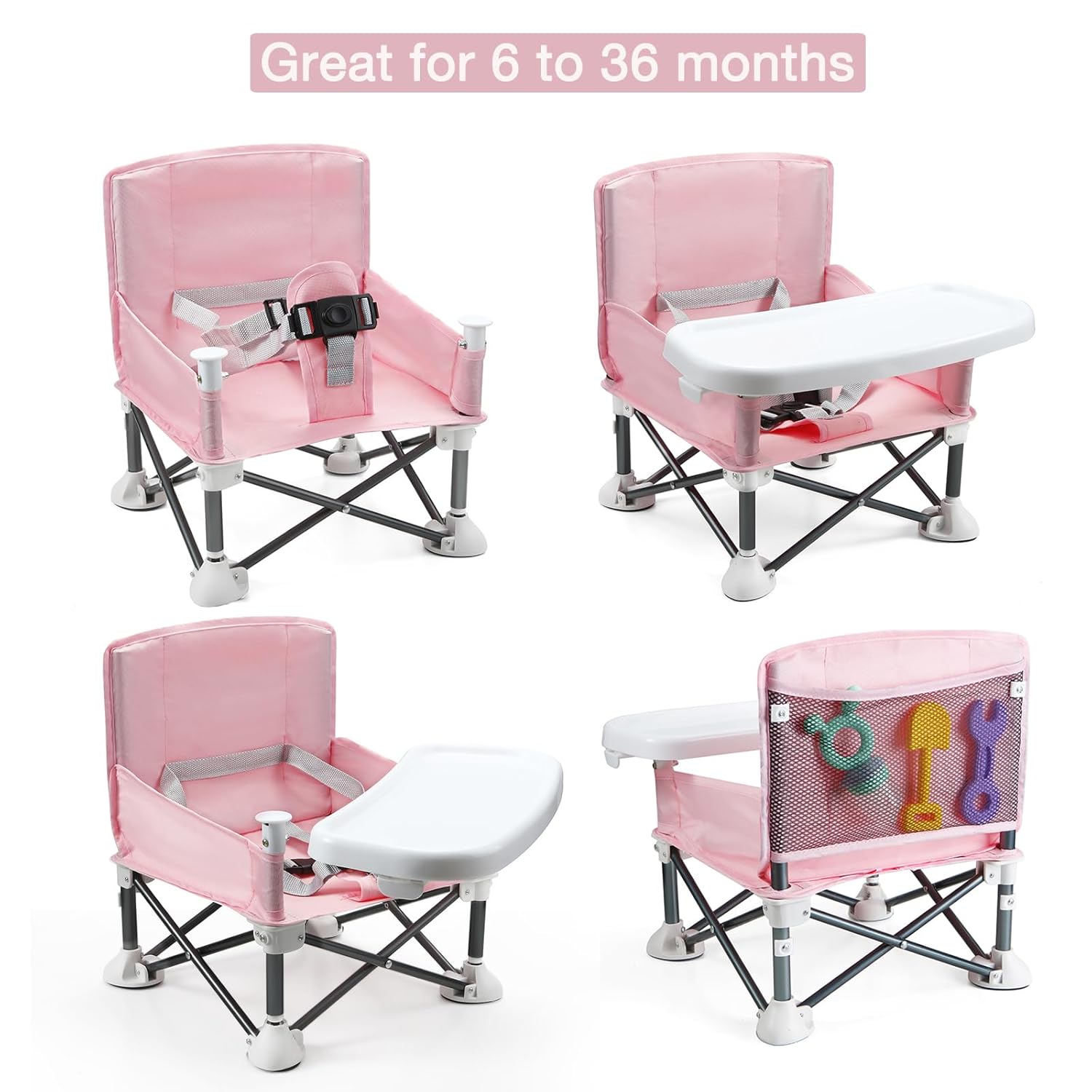 Kids Outdoor Lawn Chair - Siège bébé portable pliable compact de