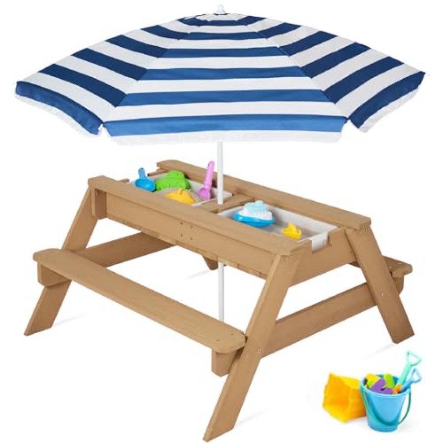 Kids Outdoor Umbrella For Table - Table de pique-nique d'extérieur pour enfants