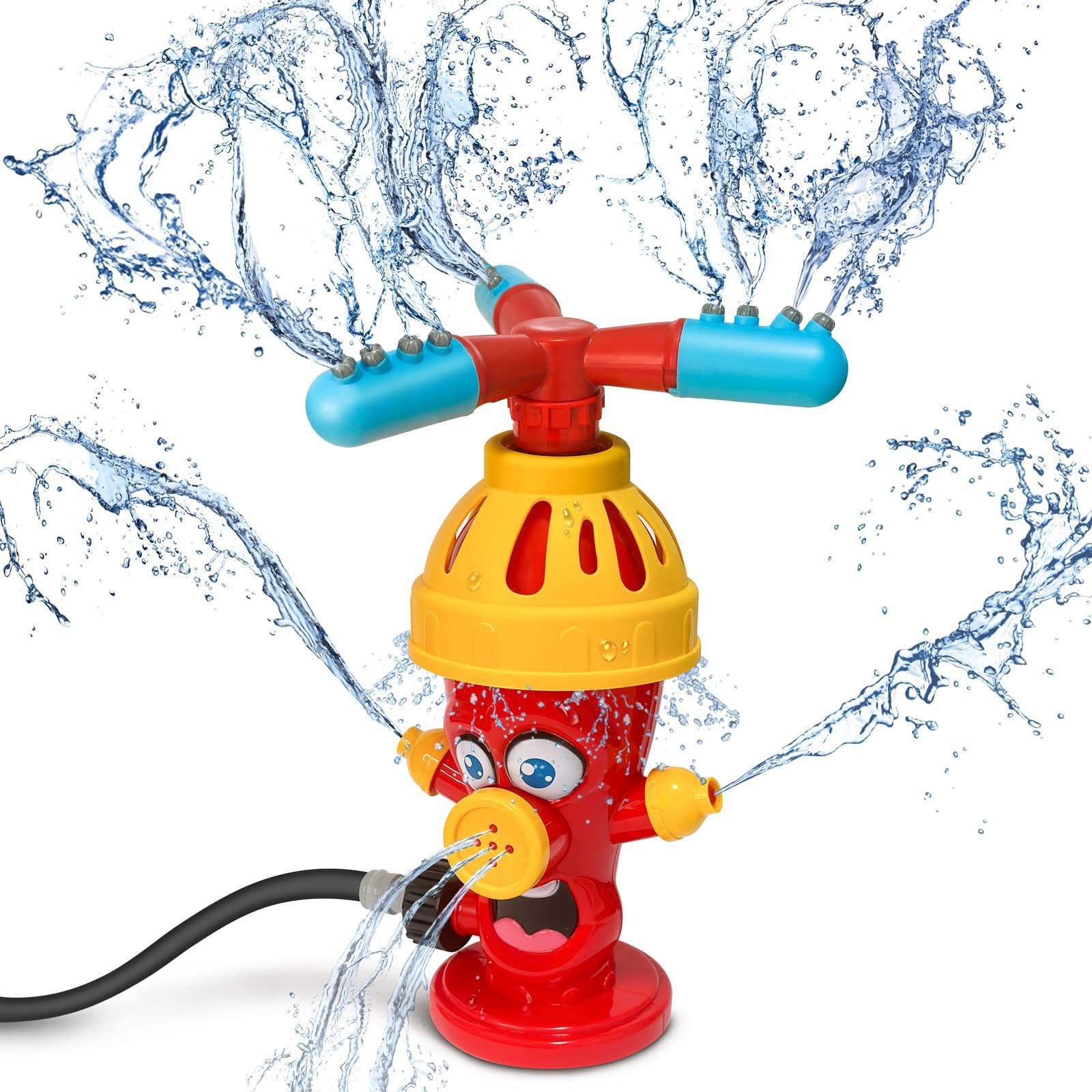 Kids Outdoor Garden Toys - Jouet d'arrosage à jet d'eau, arroseur