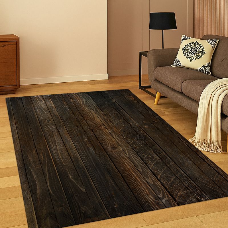 Kids Outdoor Flooring - Tapis rétro à motif bois grainé