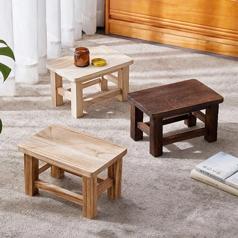 Kids Outdoor Chair - Tabouret en bois massif pour adulte,