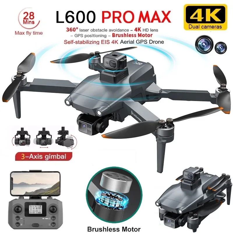 Kids Outdoor Toy Storage - Drone GPS professionnel L600 PRO MAX