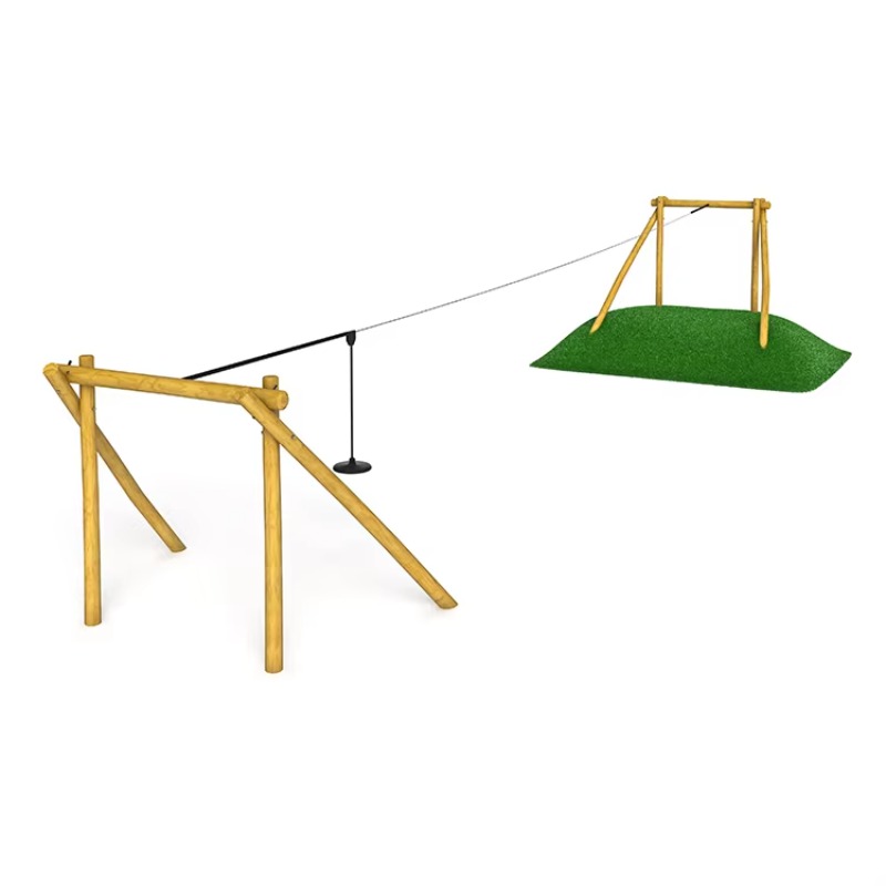 Kids Outdoor Zipline - Ensemble de jeu moderne pour enfants