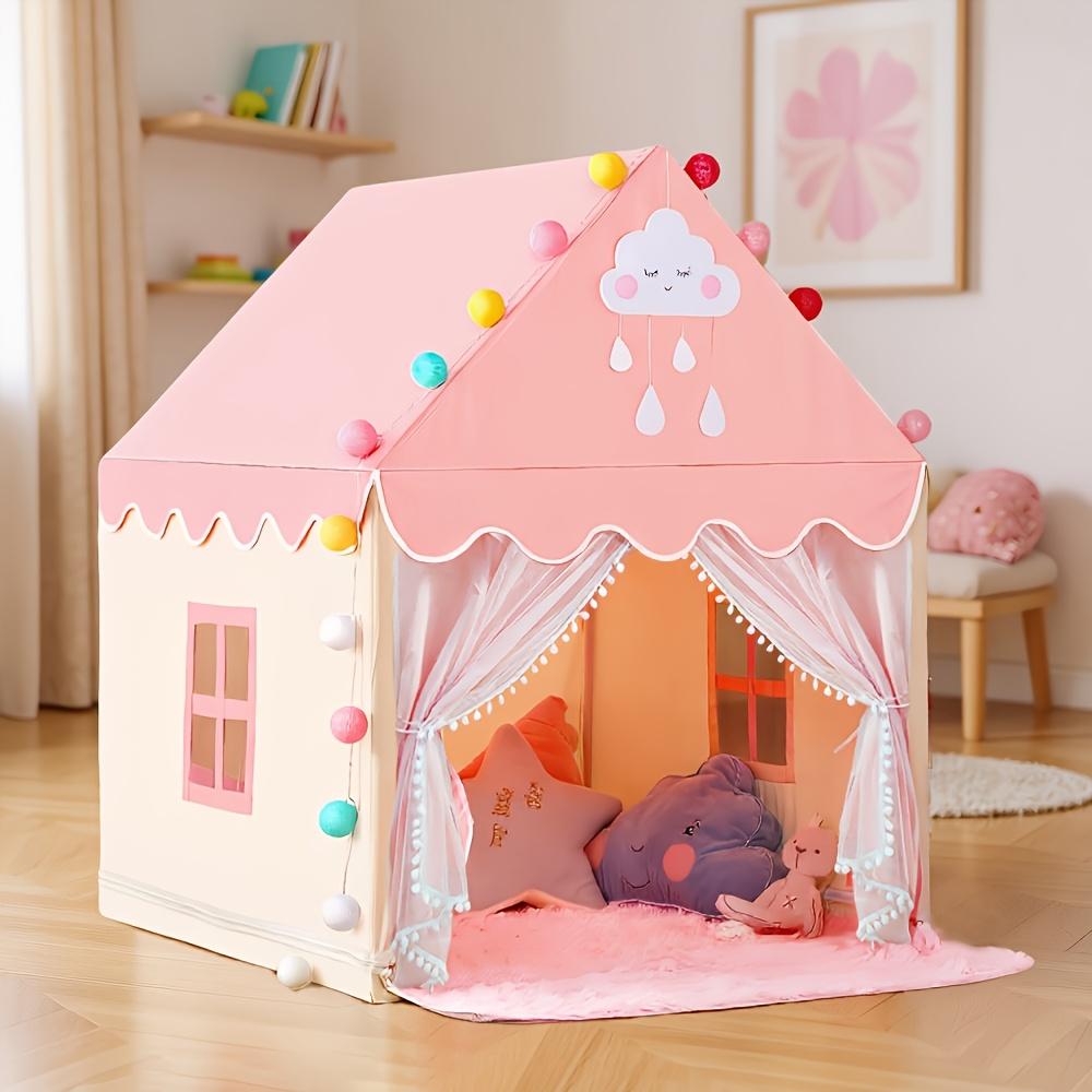 Kids Outdoor Hideout - Grande tente de jeu château rose