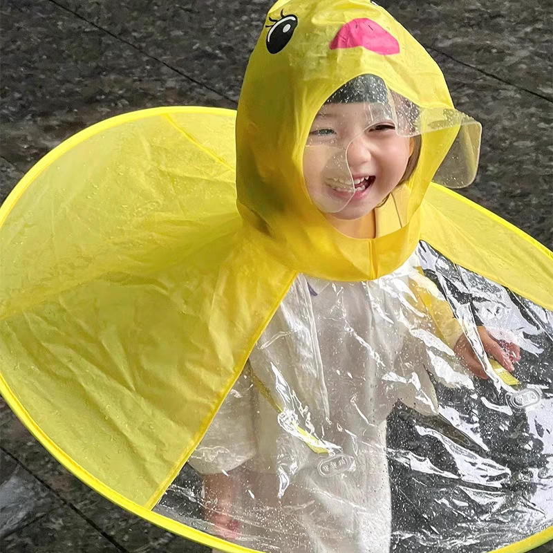 Kids Outdoor Umbrella - Imperméable UFO pour enfants avec capuche