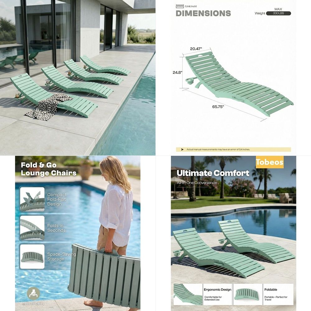 Kids Outdoor Adirondack Chair - Ensemble de 4 chaises Adirondack pour