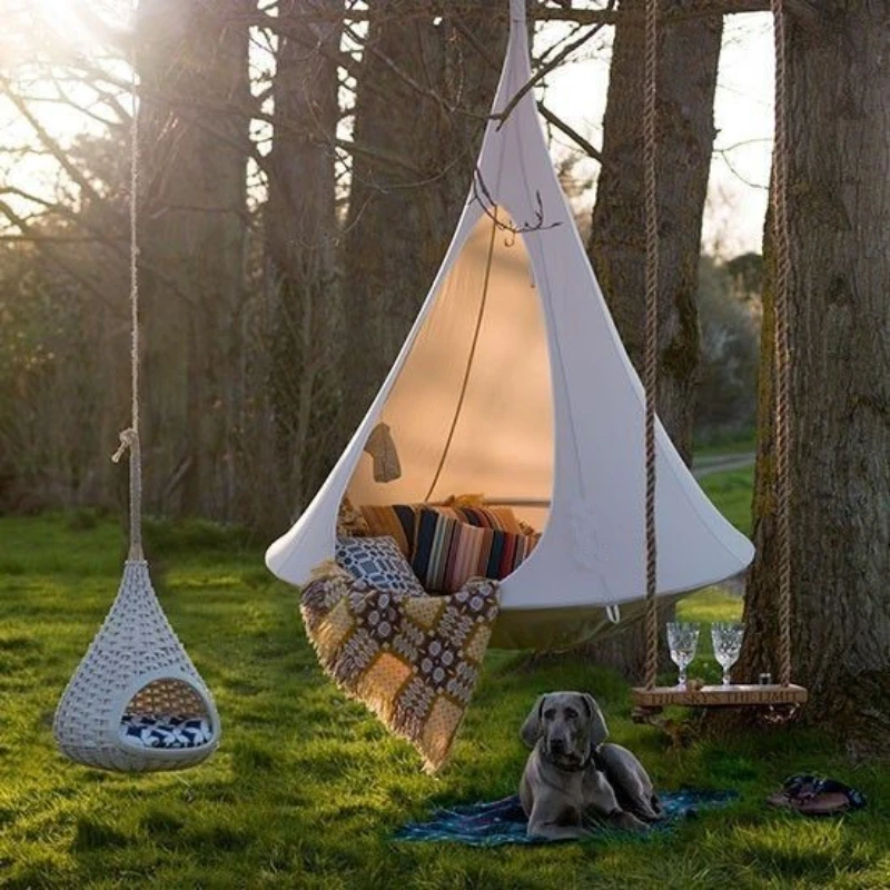 Kids Outdoor Garden Toys - Balançoire pour enfants, jardin extérieur, camping,