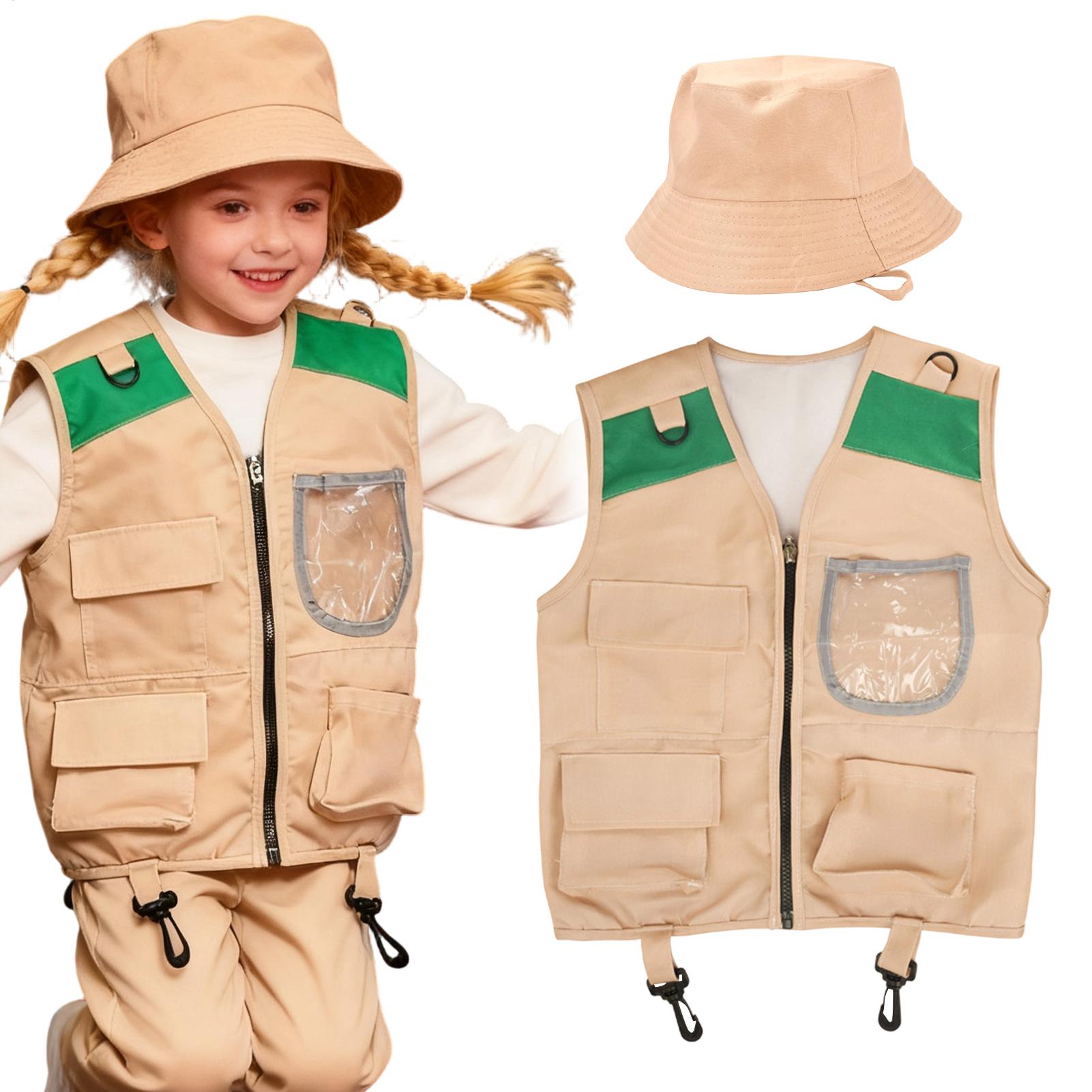 Kids Outdoor Umbrella - Costume d'explorateur Safari pour enfants, kit