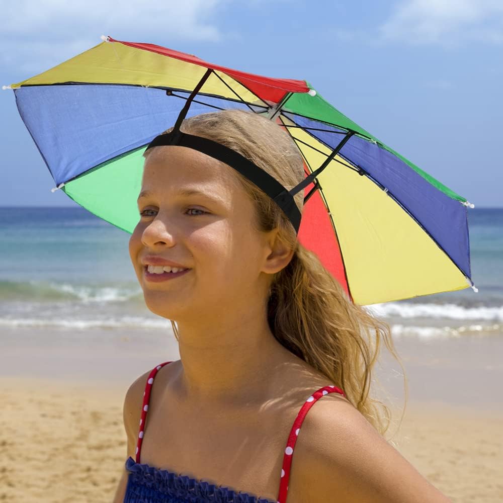 Chapeau parapluie arc-en-ciel  - Kids Outdoor Umbrella avis et prix