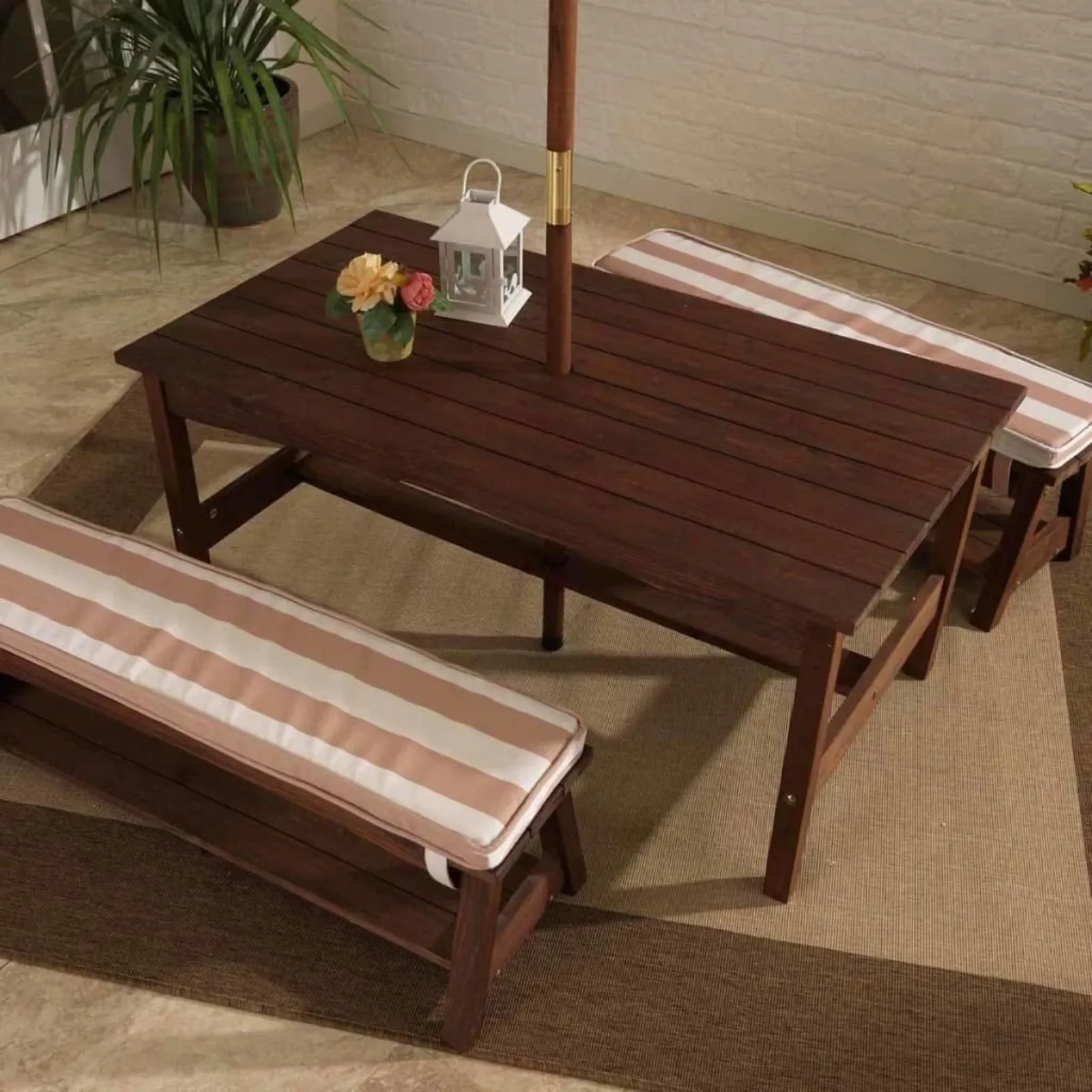 Ensemble Table et banc d'extér - Kids Outdoor Umbrella For Table avis et prix
