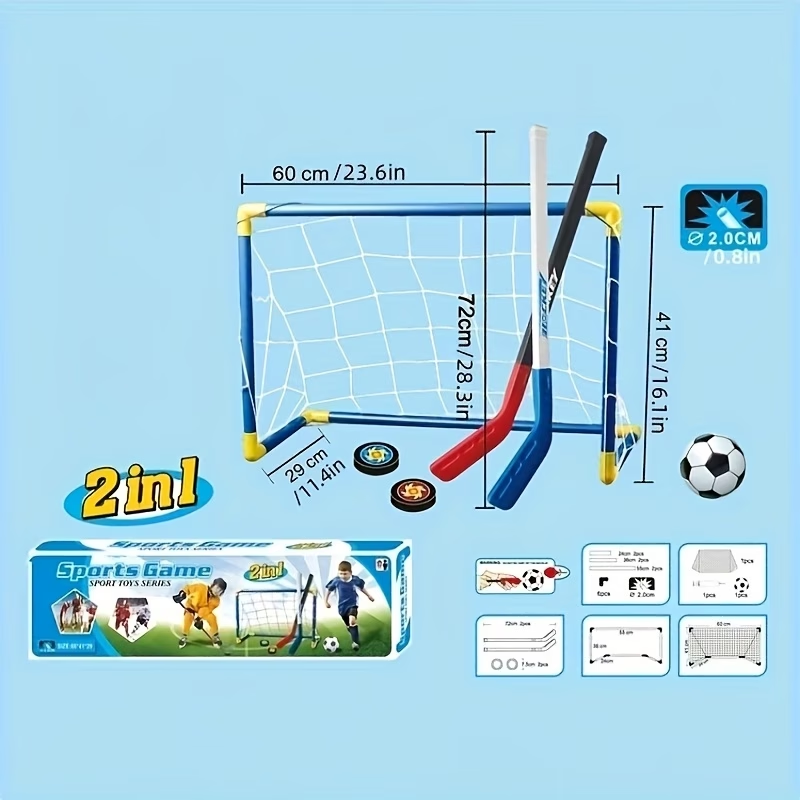 Ensemble de buts de hockey et  - Kids Outdoor Hockey Sticks avis et prix