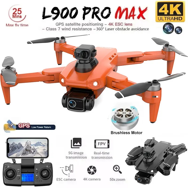 Drone GPS L900 Pro MAX 4K prof - Kids Outdoor Toy Storage avis et prix