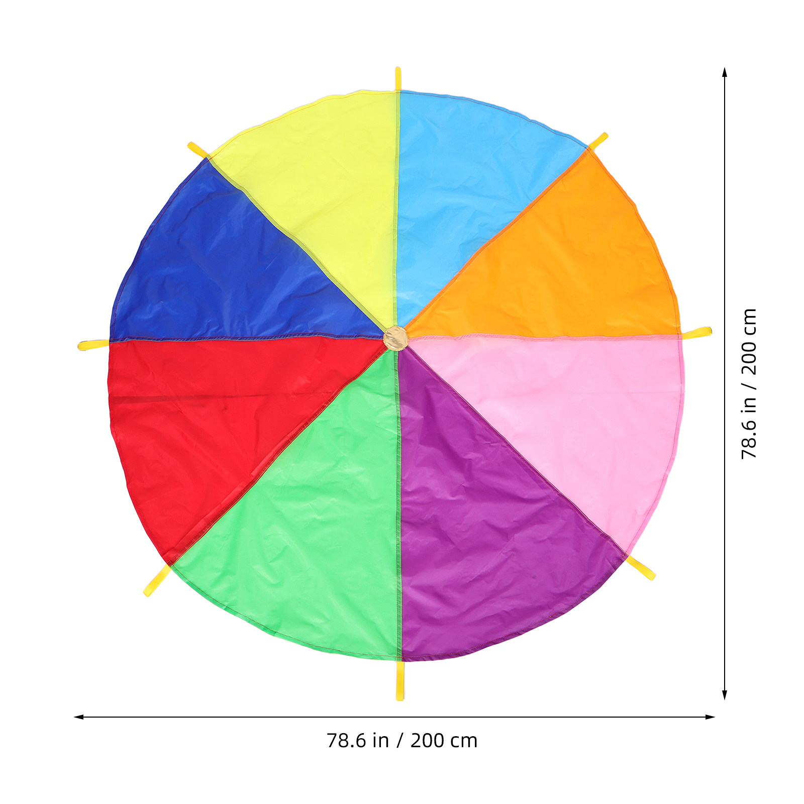 Parachute arc-en-ciel pour enf - Kids Outdoor Gym avis et prix