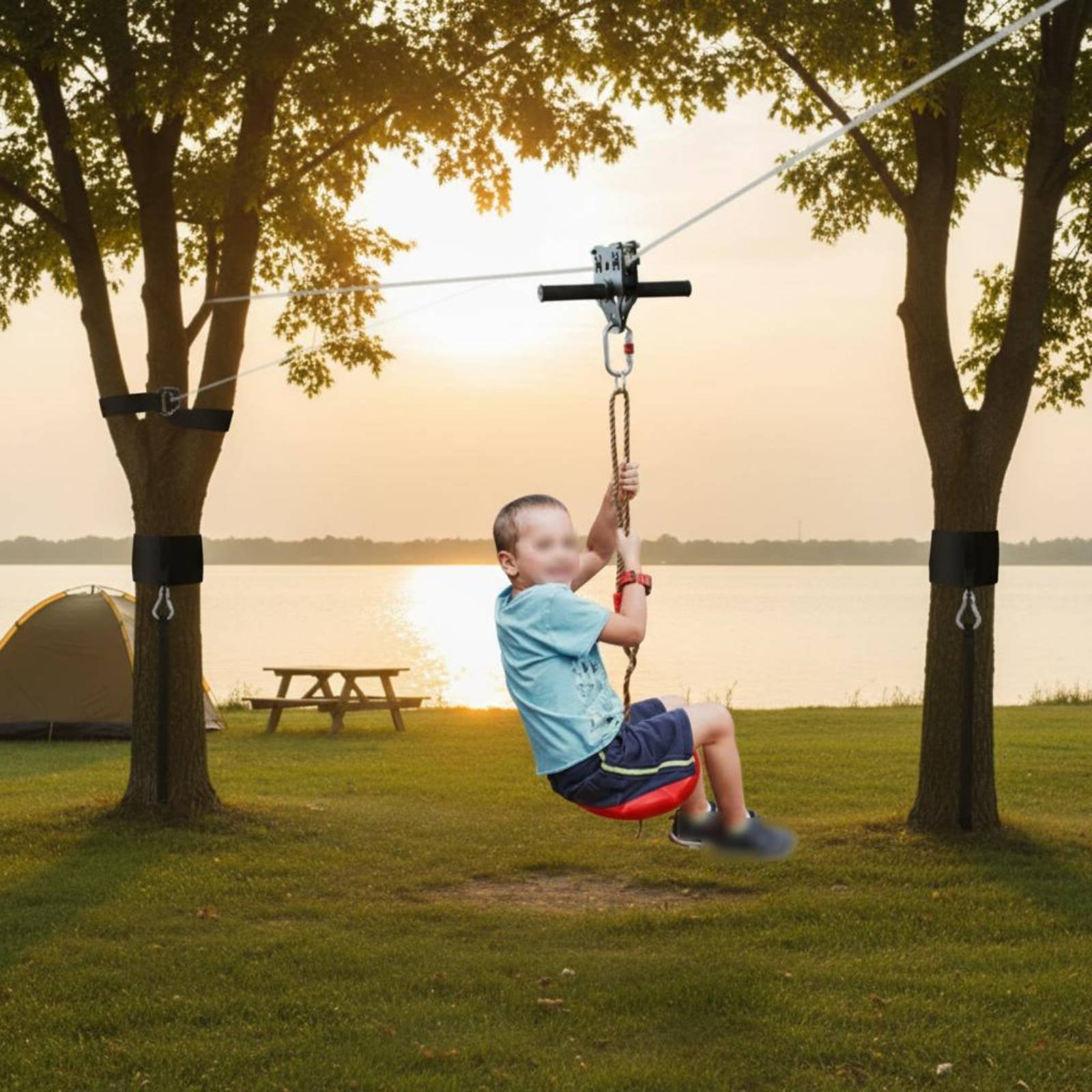 Kit de poulie de zipline pour  - Kids Outdoor Zipline avis et prix