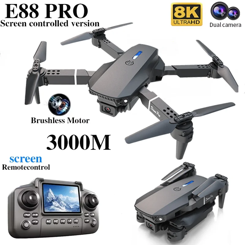 Drone professionnel E88 PRO av - Kids Outdoor Toy Storage avis et prix