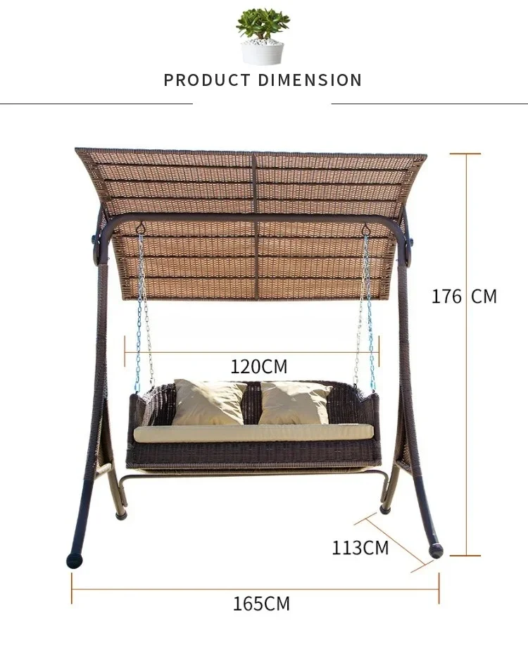 Chaise hamac balançoire en rot - Kids Outdoor Lawn Chair avis et prix