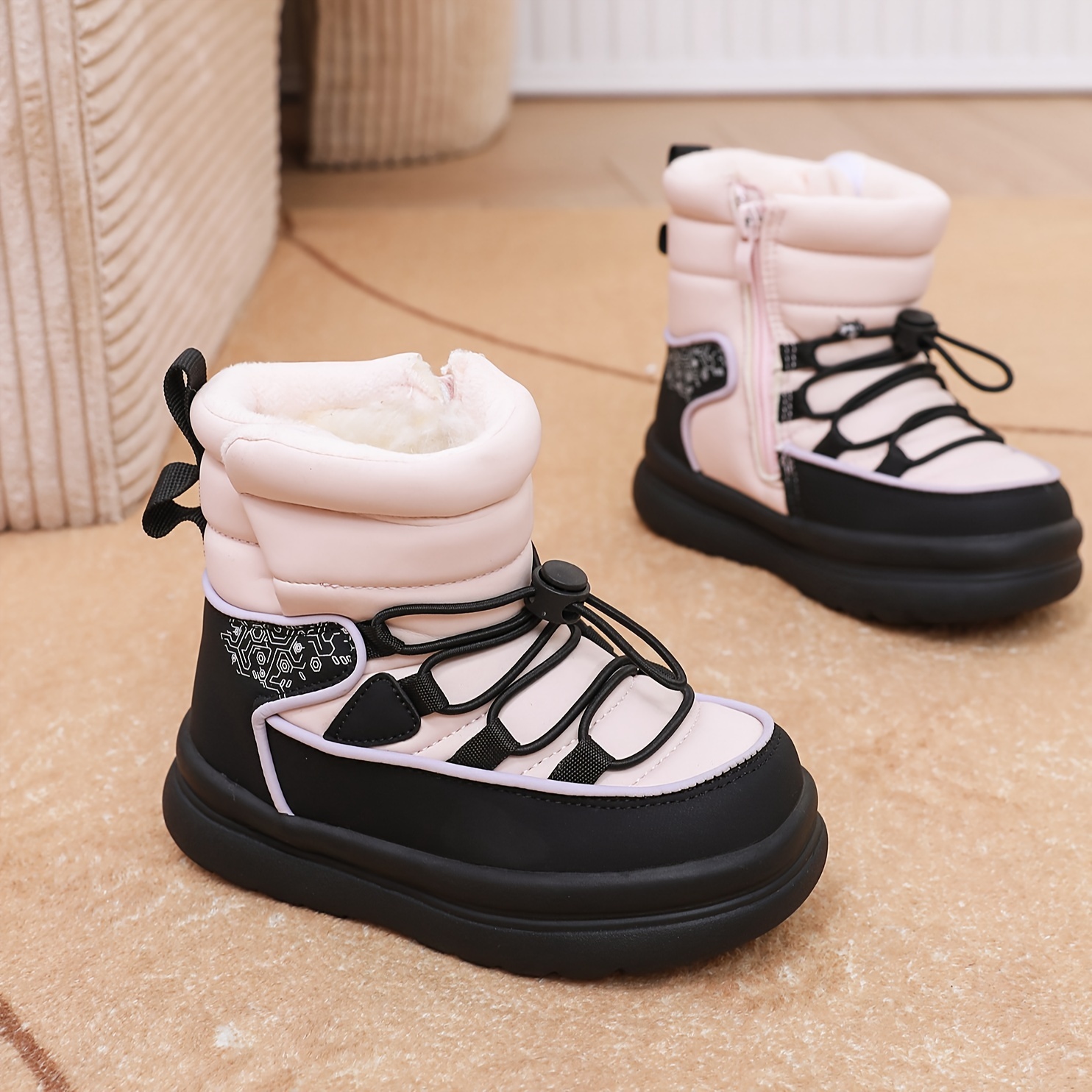 Bottes d'hiver chaudes pour en - Kids Outdoor Zipline avis et prix
