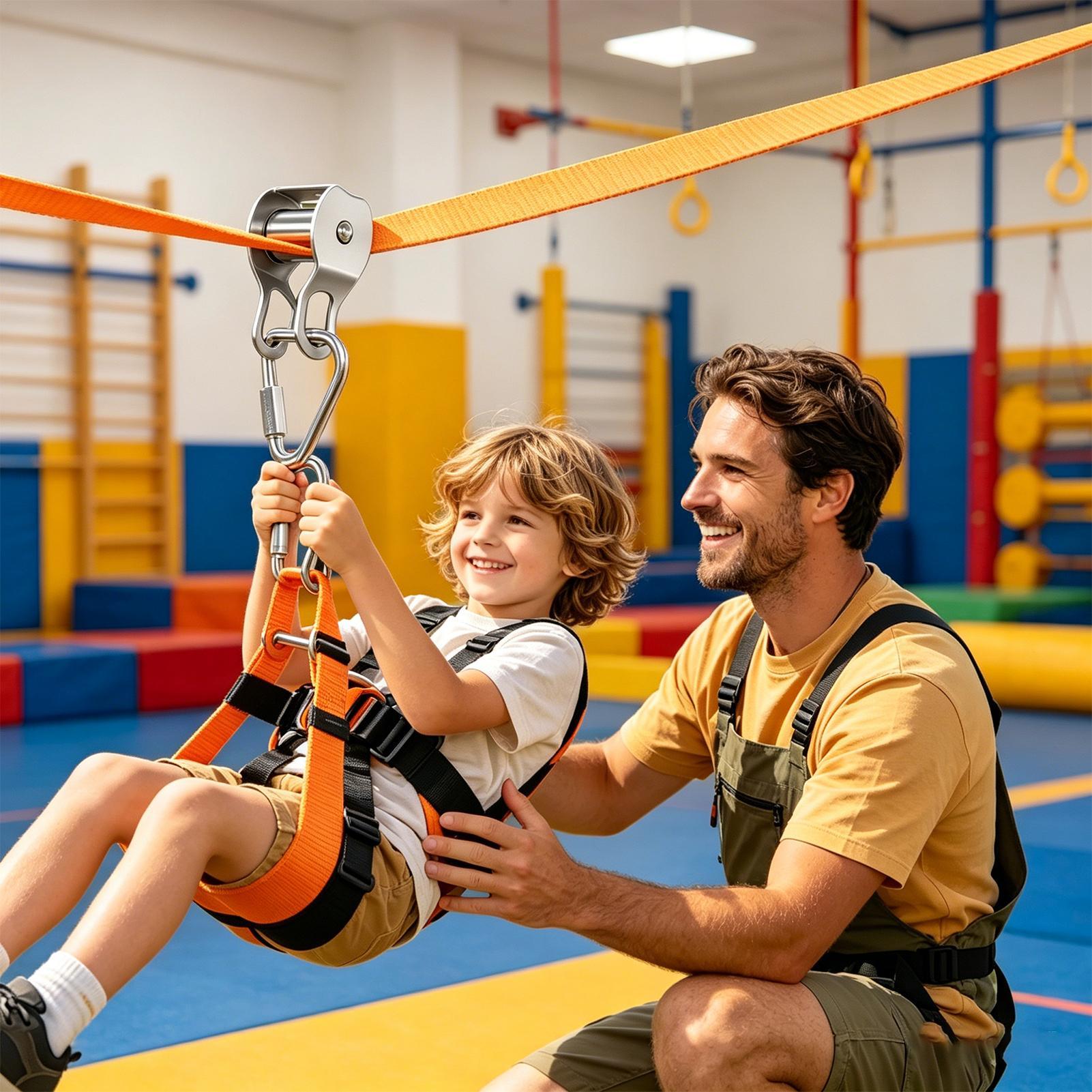 Tiroir de glisse zippé pour en - Kids Outdoor Zipline avis et prix