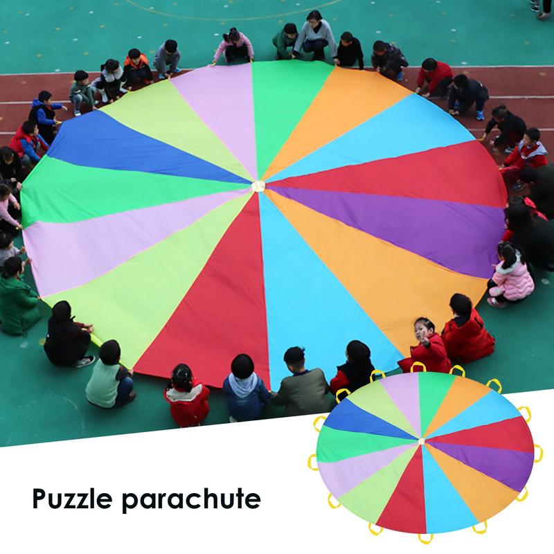 Parachute arc-en-ciel pour enf - Kids Outdoor Umbrella avis et prix
