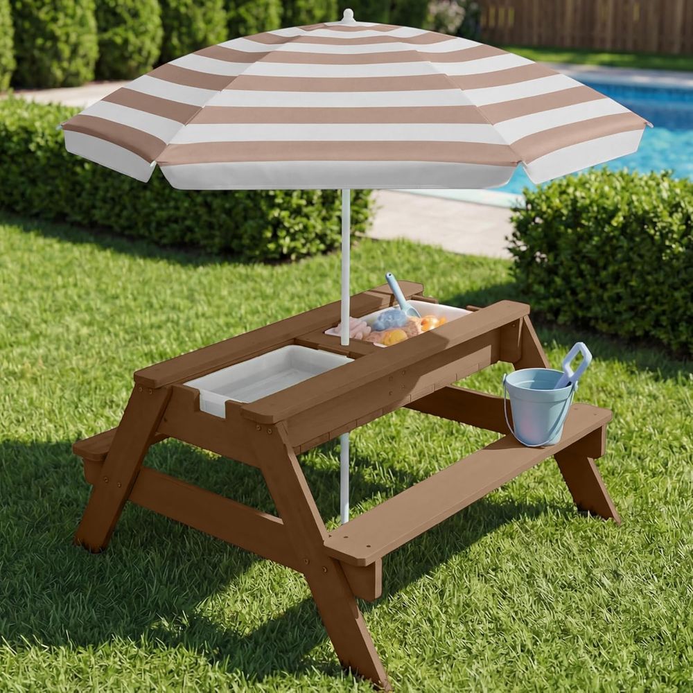 Table de pique-nique pour enfa - Kids Outdoor Umbrella For Table avis et prix
