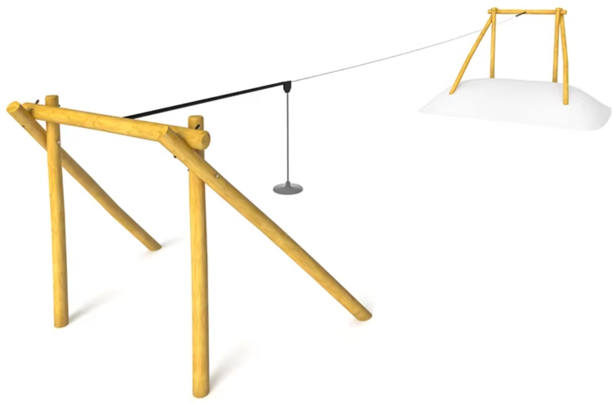 Ensemble de jeu moderne pour e - Kids Outdoor Zipline avis et prix