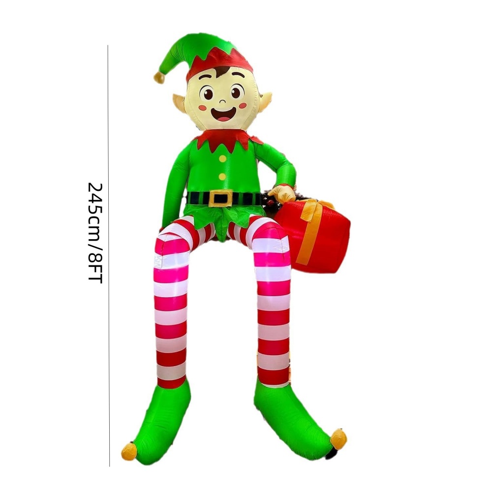 8FT gonflables de noël assis e - Kids Outdoor Garden Toys avis et prix