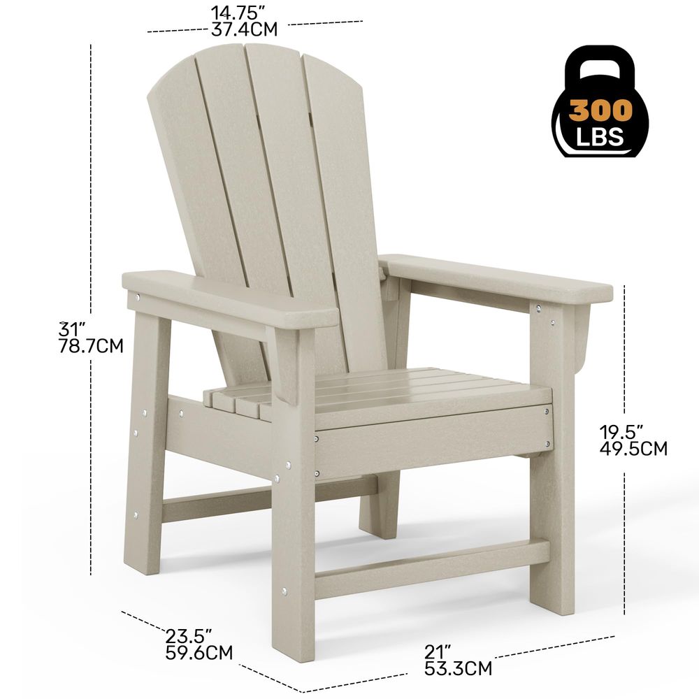 Ensemble de 4 chaises Adironda - Kids Outdoor Lawn Chair avis et prix