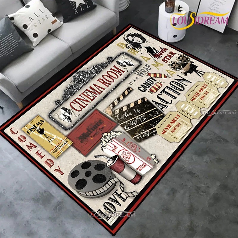 Tapis de cinéma vintage pour s - Kids Outdoor Movie Night avis et prix