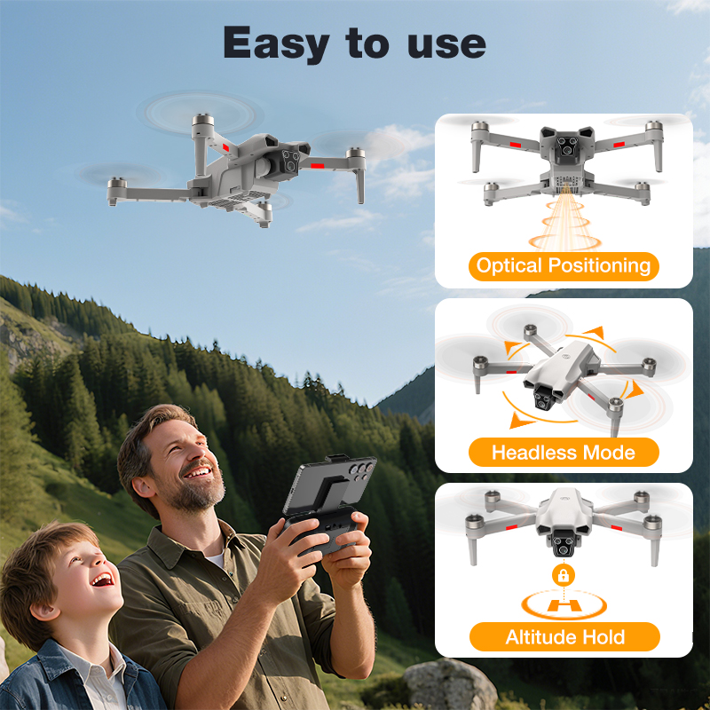 NOUVEAU Drone L017 Pro Brushle - Kids Outdoor Toy Storage avis et prix