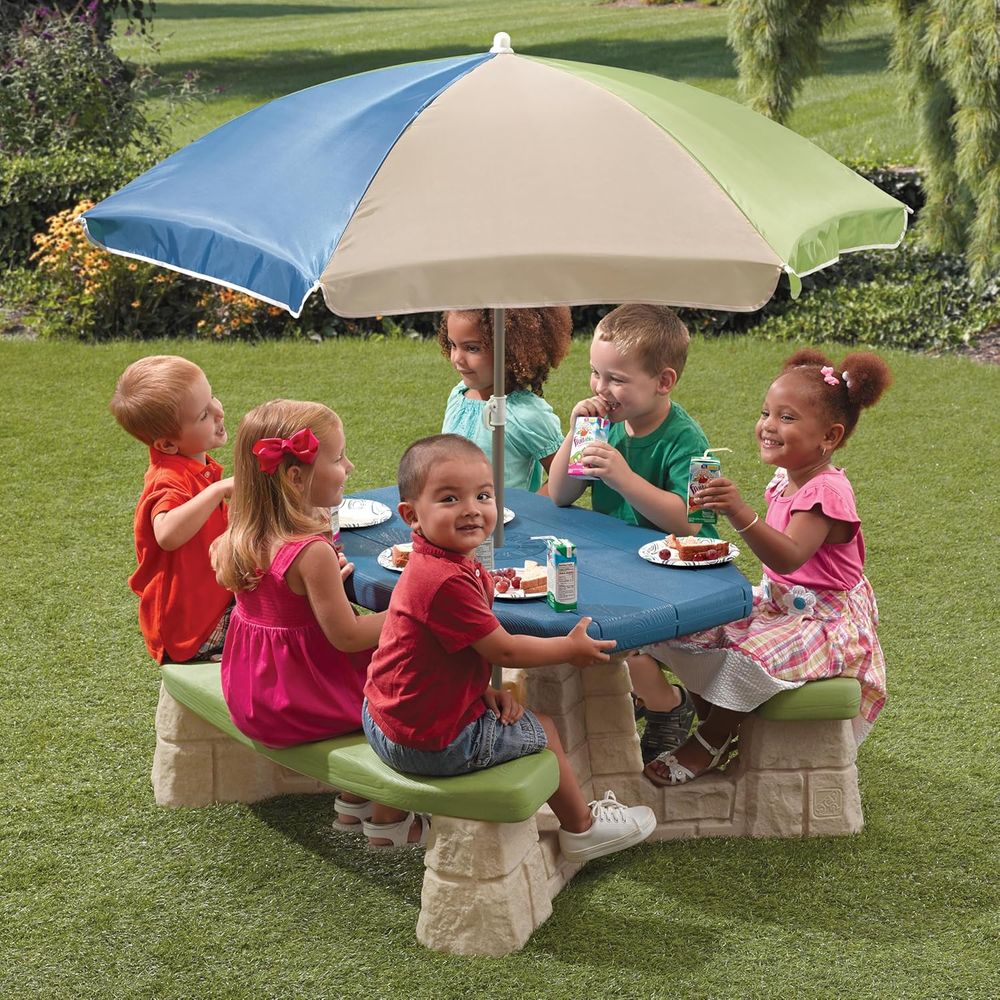 Table de pique-nique pour enfa - Kids Outdoor Umbrella For Table avis et prix