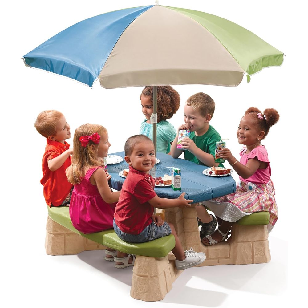 Table de pique-nique pour enfa - Kids Outdoor Umbrella For Table avis et prix