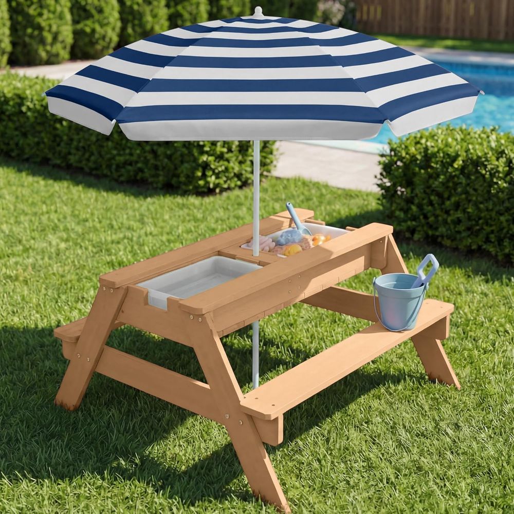 Table de pique-nique pour enfa - Kids Outdoor Umbrella For Table avis et prix