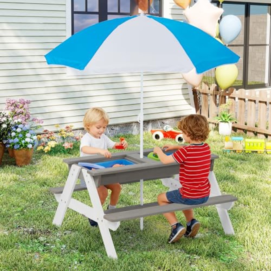 Table de pique-nique d'extérie - Kids Outdoor Umbrella For Table avis et prix